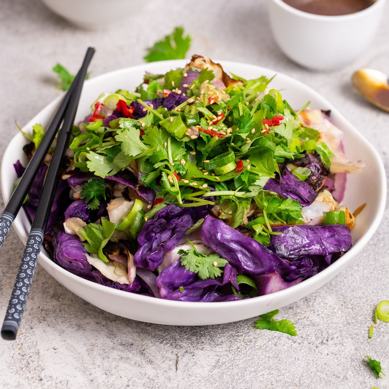 Roasted Cabbage Salad