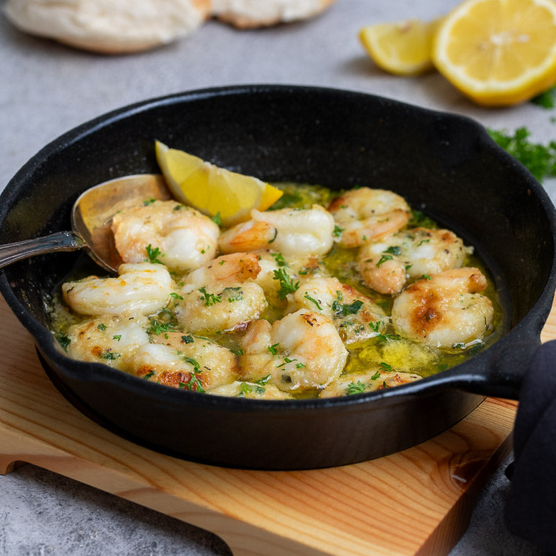 Gavin's Garlic Prawns With Parsley Butter