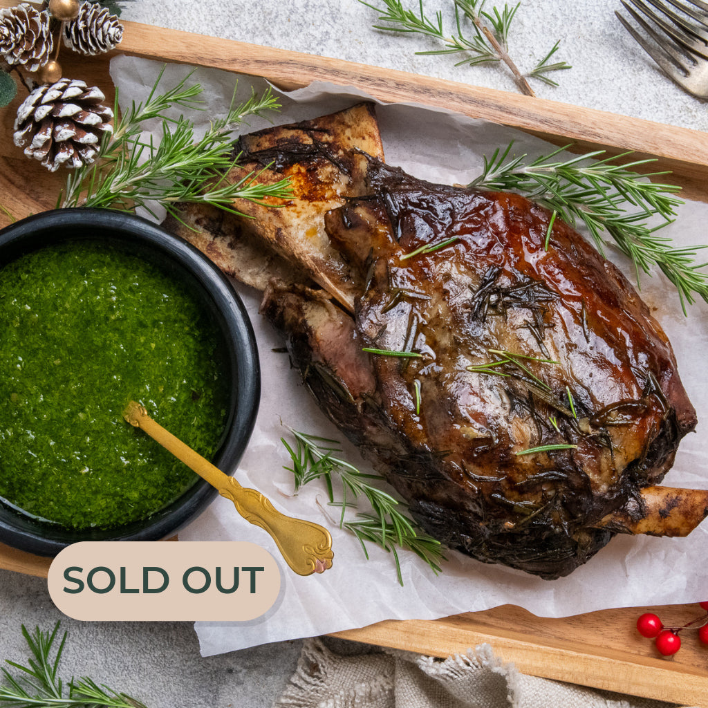 Gavin's 12 Hour Lamb Shoulder With Salsa Verde