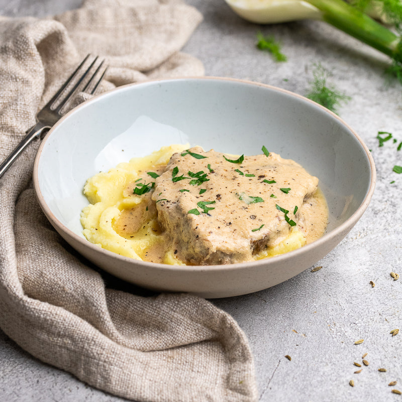 Davide's Milk Braised Pork With Mashed Potatoes