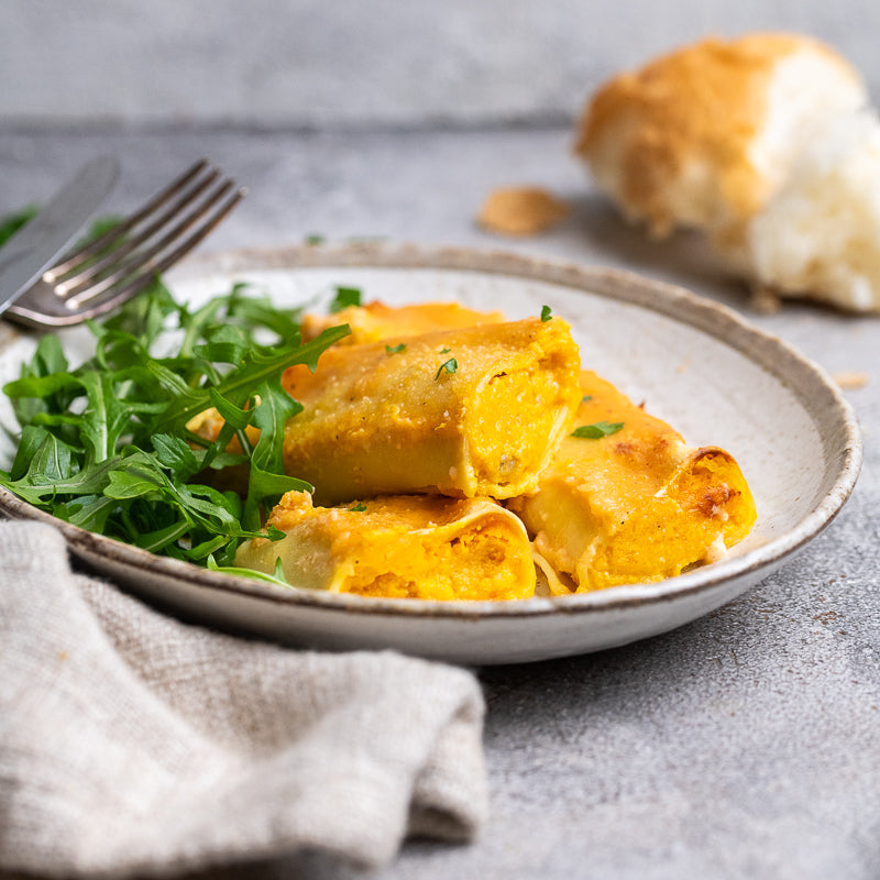 Paolo's Pumpkin, Ricotta and Italian Sausage Cannelloni