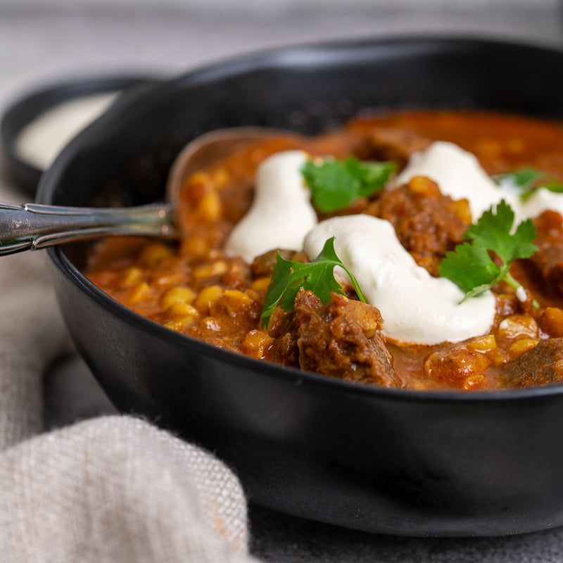 Image of Kazi's Beef Dal Masala Curry  in a bowl- FoodSt
