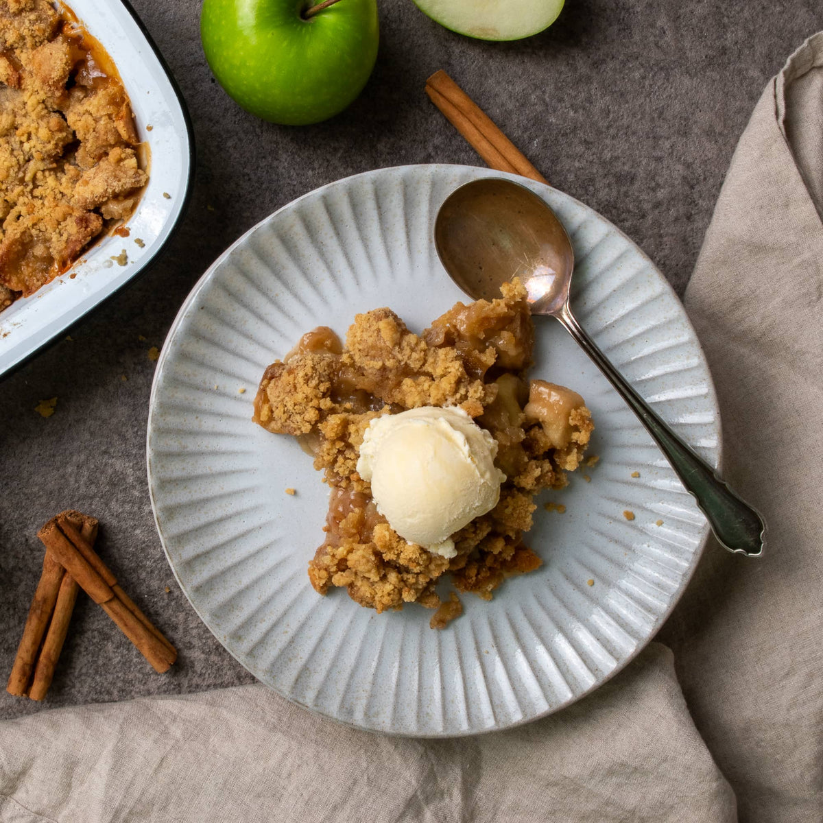 Richards apple crumble