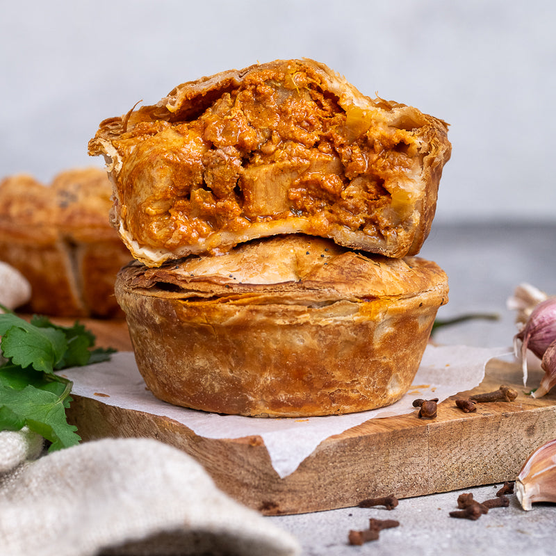 Tommy's Butter Chicken Roti Pie