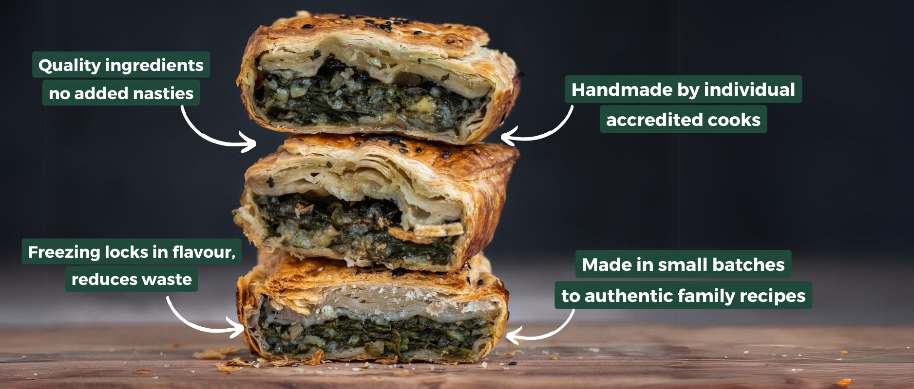 Image of Maurice's Spanakopita with features of FoodSt meals