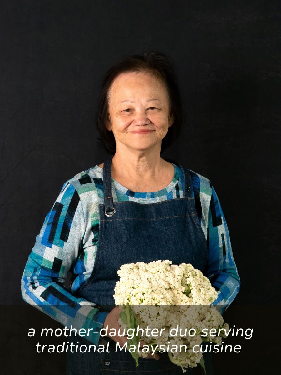 Portrait of Christina holding cauliflower