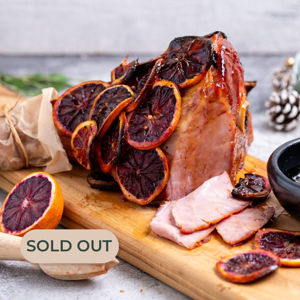 Davide's Grapefruit & Gin Glazed Ham