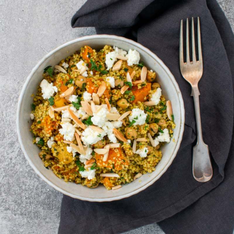 Image of Couscous salad in a bowl