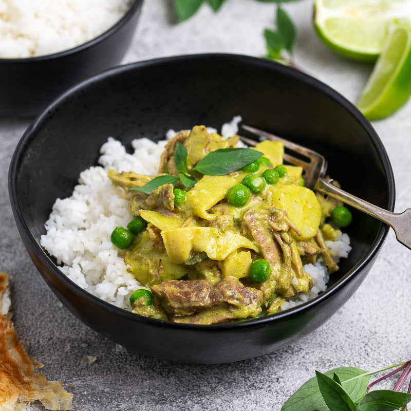 Gavin's Green Curry Beef With Rice