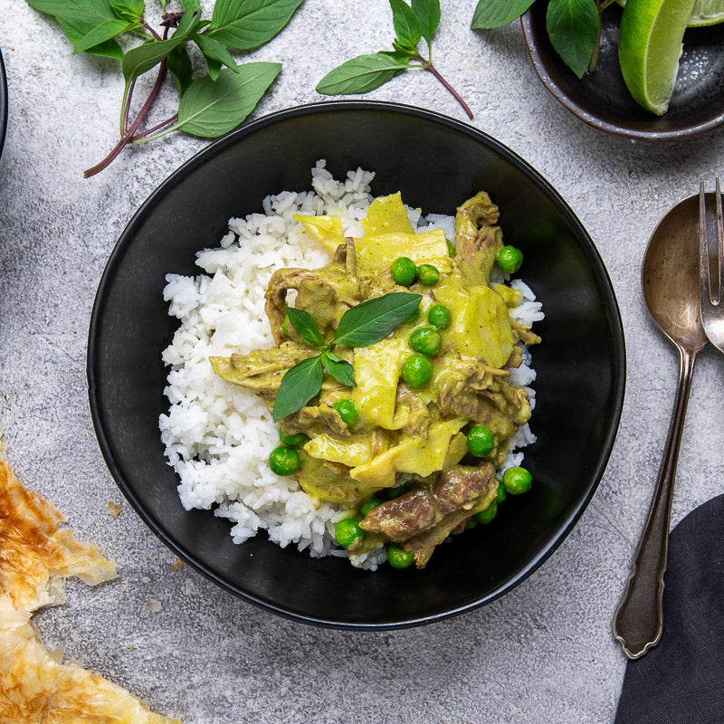 Gavin&#39;s Green Curry Beef With Rice