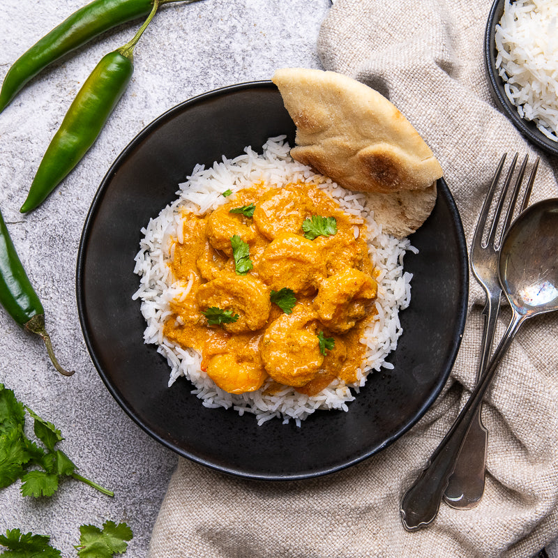 Keisha's Creamy Coconut Prawn Curry & Rice