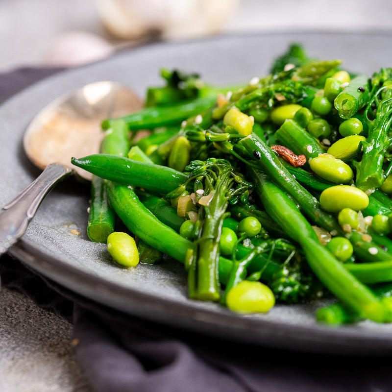 Nat&#39;s Miso Garlic Butter Greens (V)