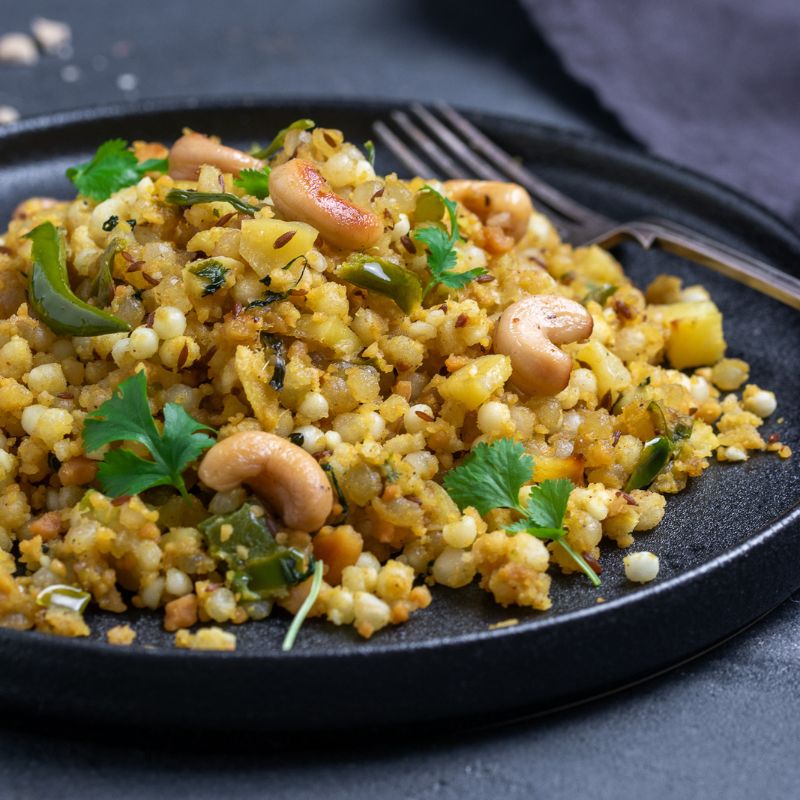 Image of Sai&#39;s Sabudana with cashews herbs