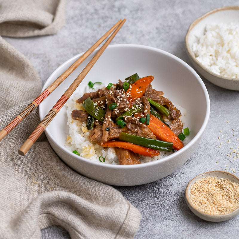 Gavin's Soy Glazed Beef & Rice