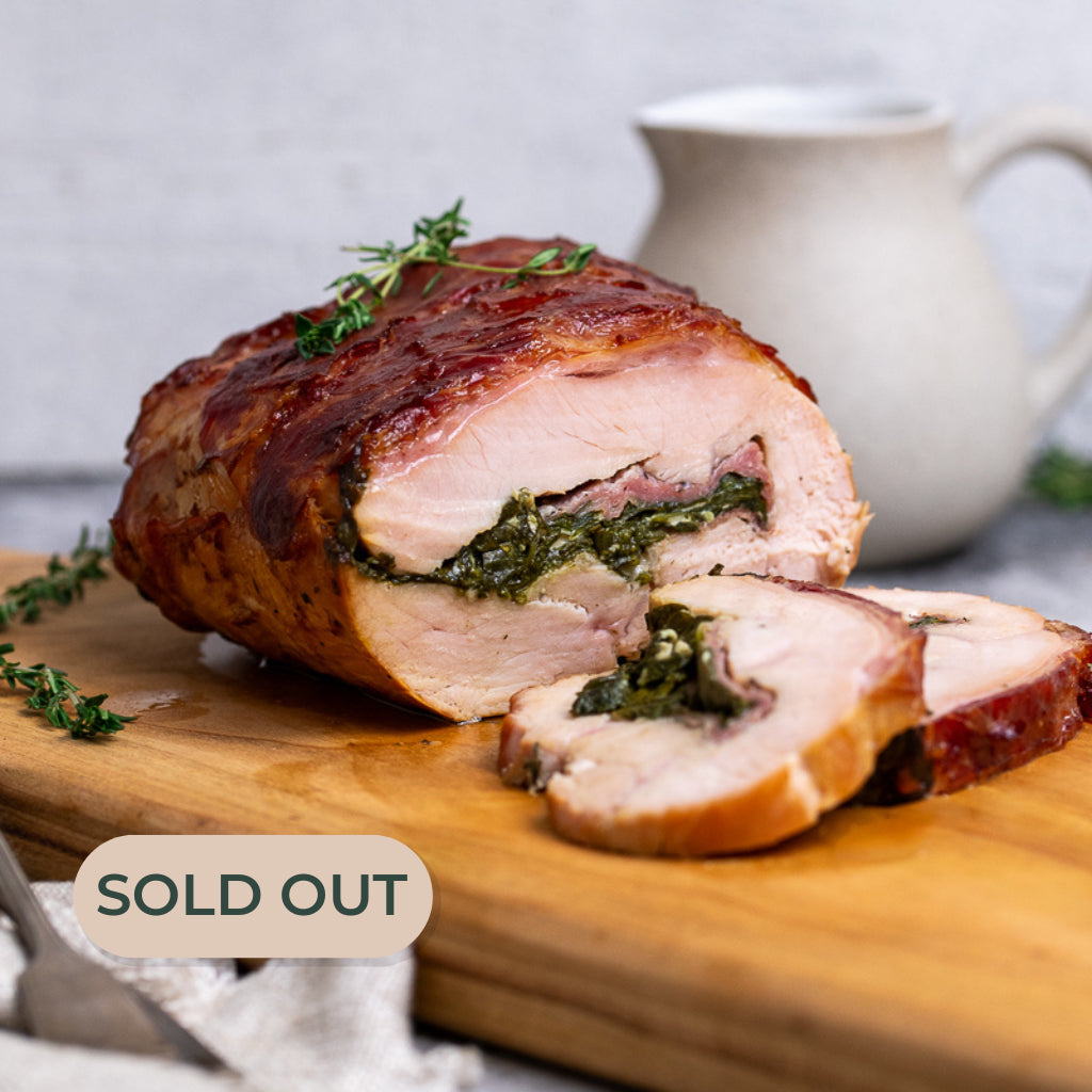 Davide's Prosciutto Wrapped Stuffed Turkey Breast