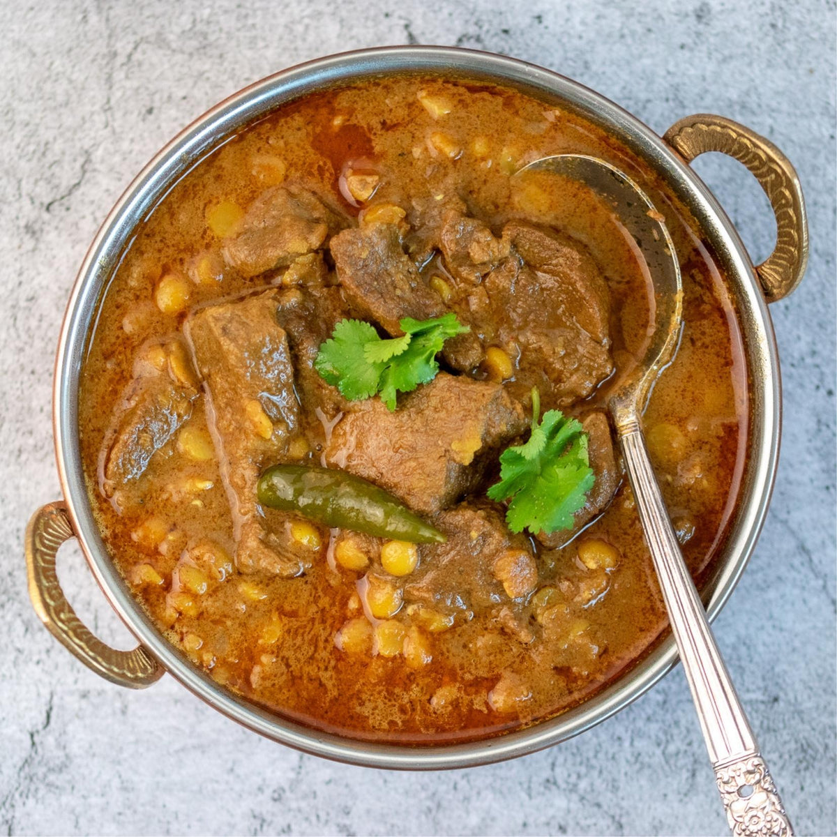 Kazi&#39;s Beef Dal Masala Curry - FoodSt