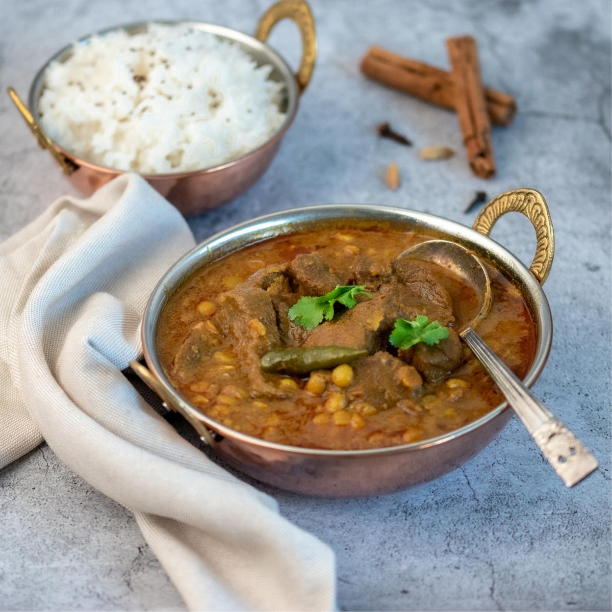 Kazi&#39;s Beef Dal Masala Curry - FoodSt