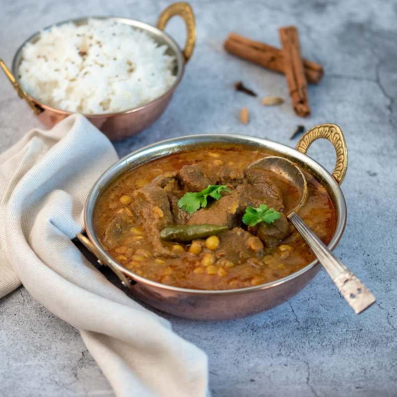 Image of Kazi&#39;s Beef Dal Masala Curry  in a bowl- FoodSt