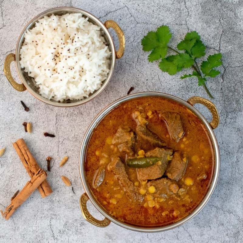 Kazi&#39;s Beef Dal Masala Curry - FoodSt