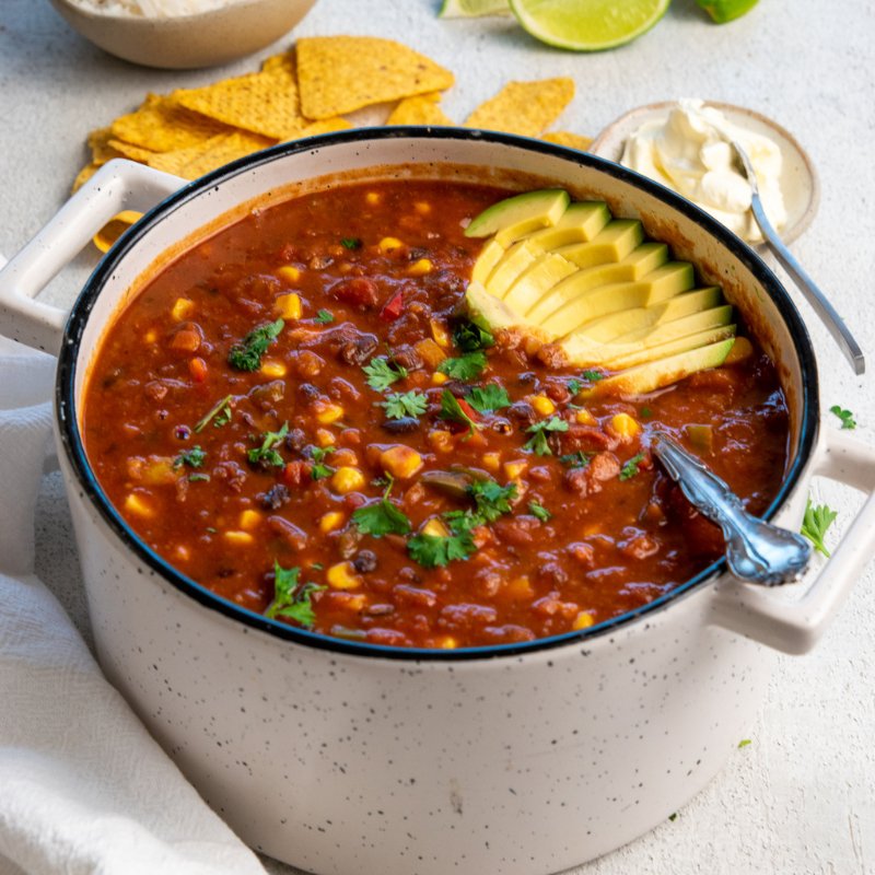 Nat&#39;s Vegetarian Chilli (V) - FoodSt