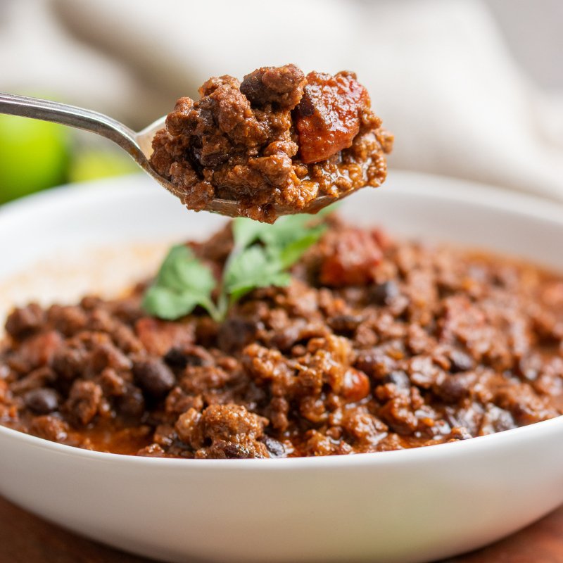 Rebecca&#39;s Beef, Black Bean &amp; Chorizo Chilli - FoodSt